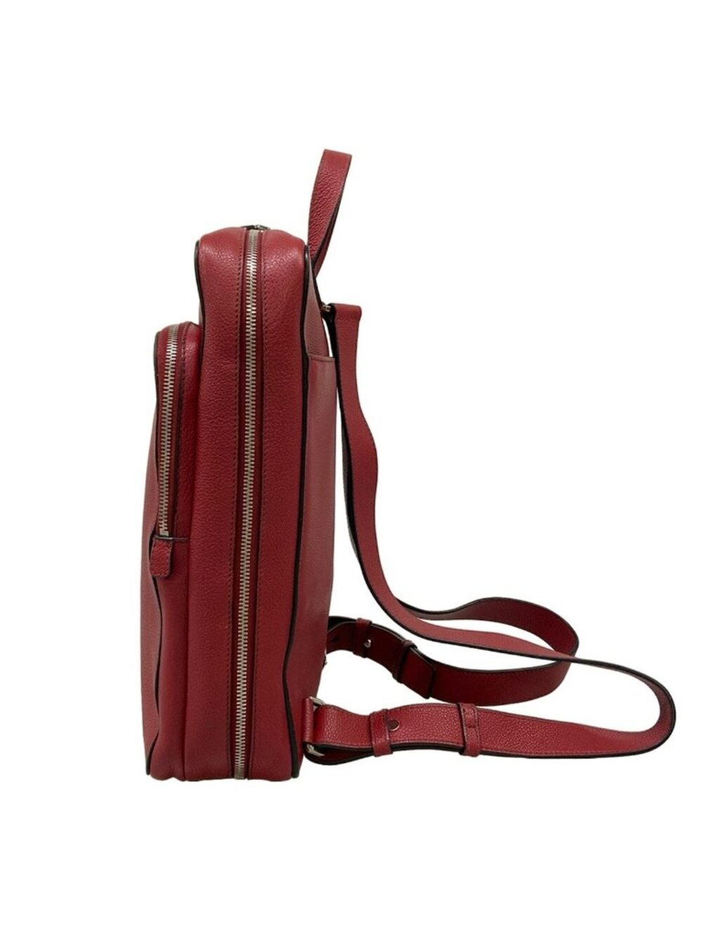 Prada Backpack Red Leather - Picture 4 of 15